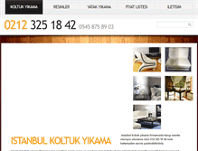Tablet Screenshot of istanbulhalikoltukyikama.com